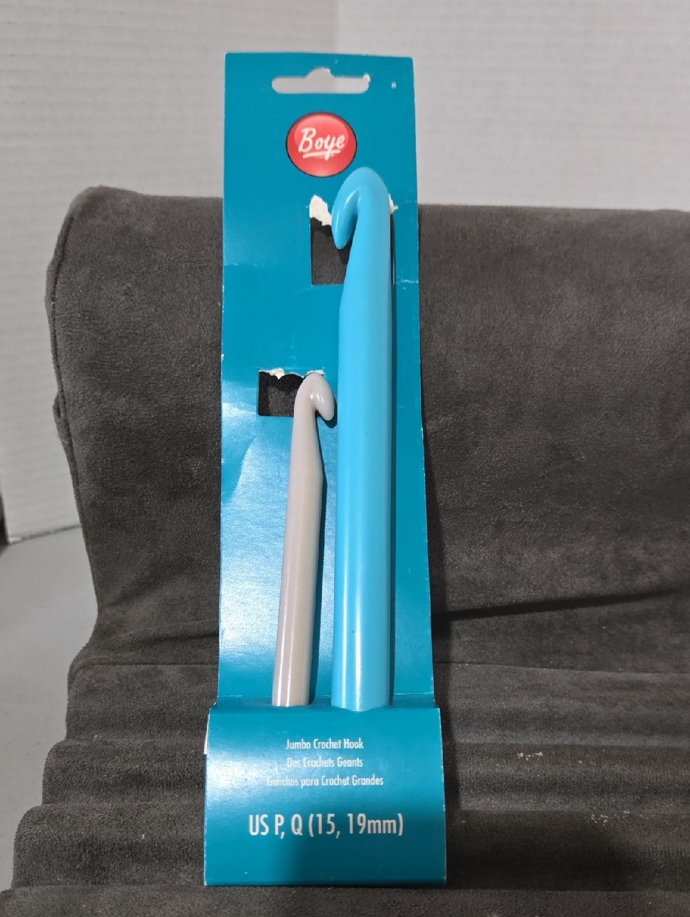 Boye Jumbo Crochet Hook Set P, Q (15, 19mm)